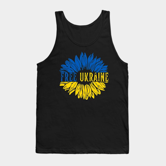 Free Ukraine Tank Top by Fashion planet